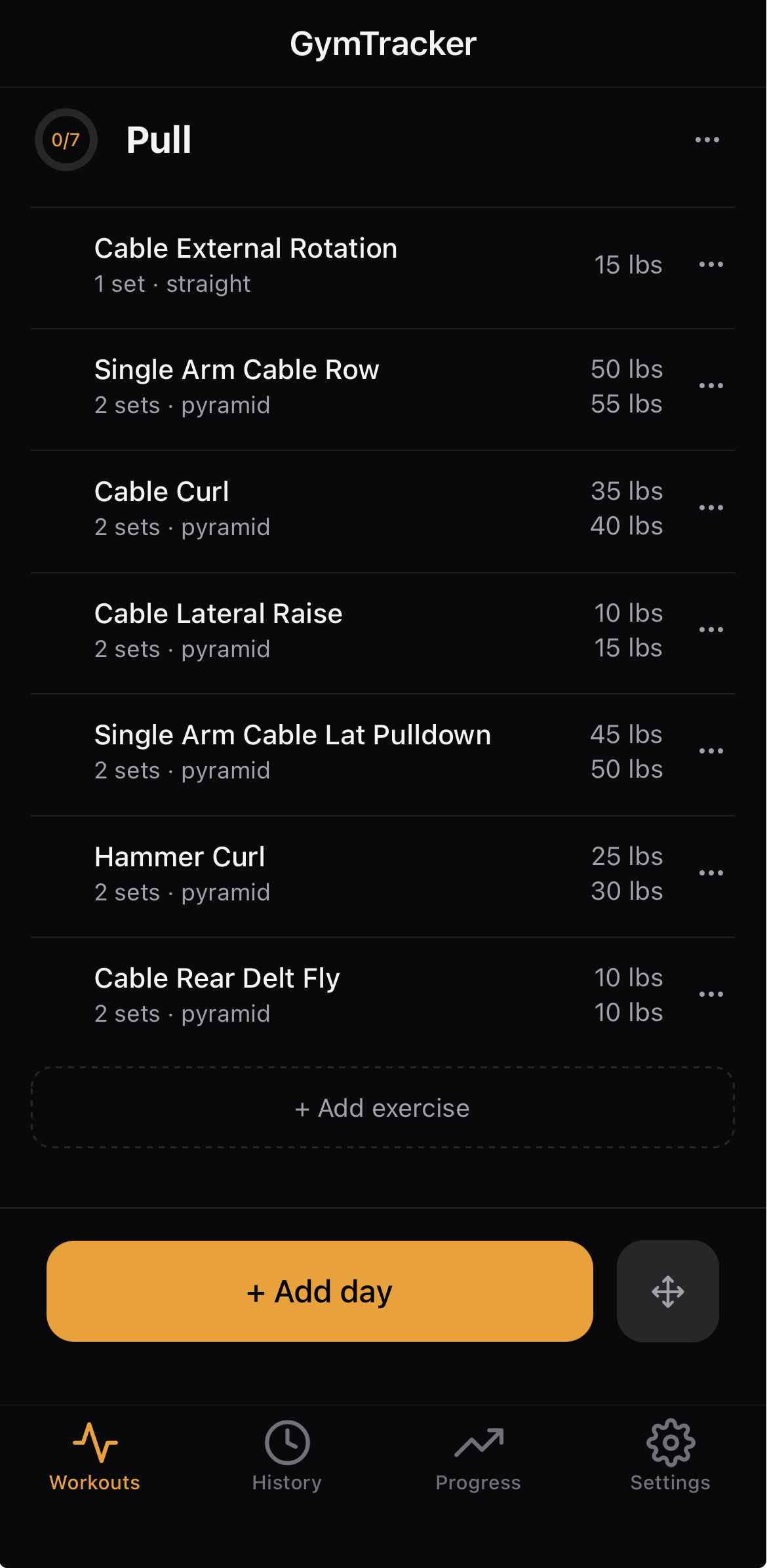GymTracker Project