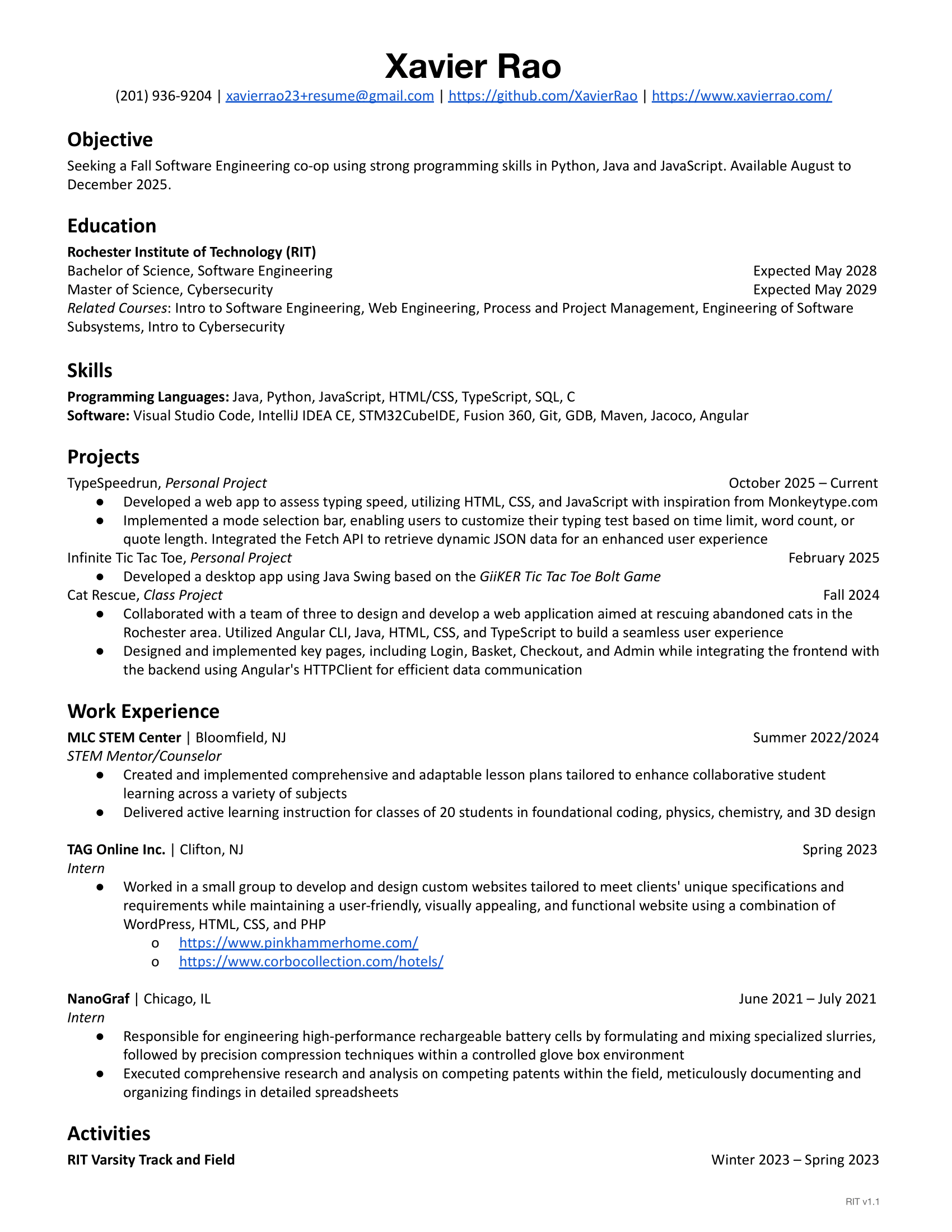 My Resume